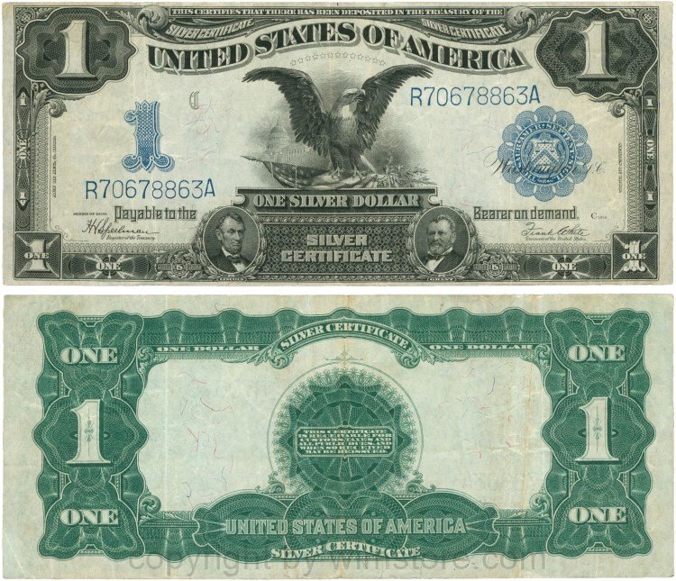 USA, P 338c, 1 Dollar 1899, KN: R-A, Signatur: Speelman & White; 5