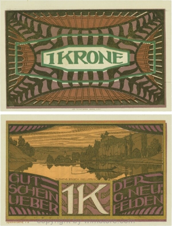 Neufelden, S0644IIa, 1 Krone, Spezialserie 1a; 1-