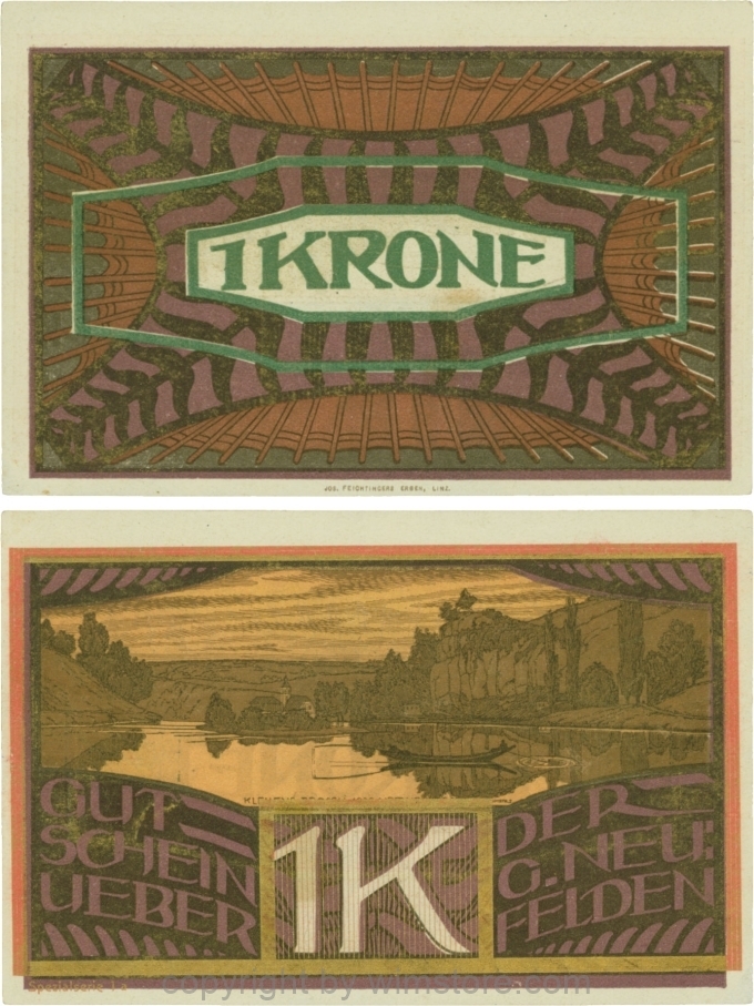 Neufelden, S0644IIa, 1 Krone, Spezialserie 1a; 2