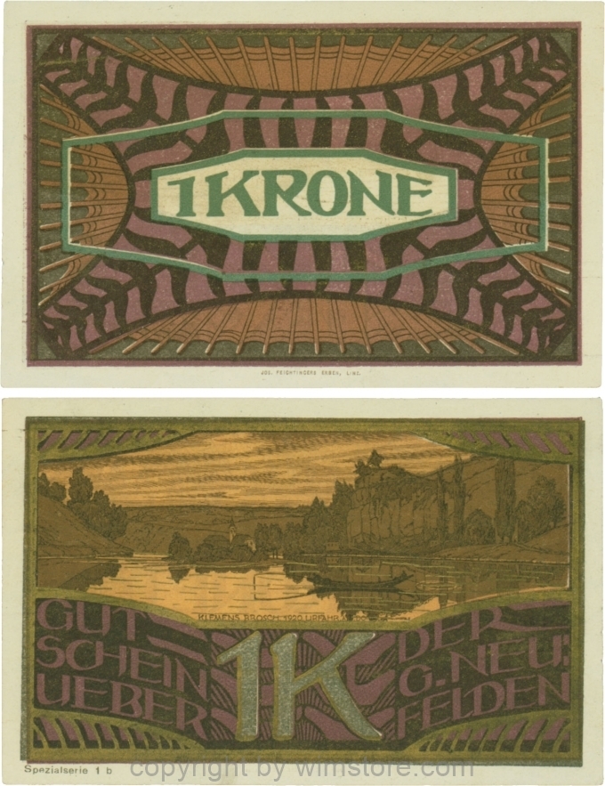 Neufelden, S0644IIb, 1 Krone, Spezialserie 1b; 1-