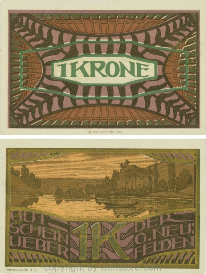 Neufelden, S0644IIb, 1 Krone, Spezialserie 1b; 2