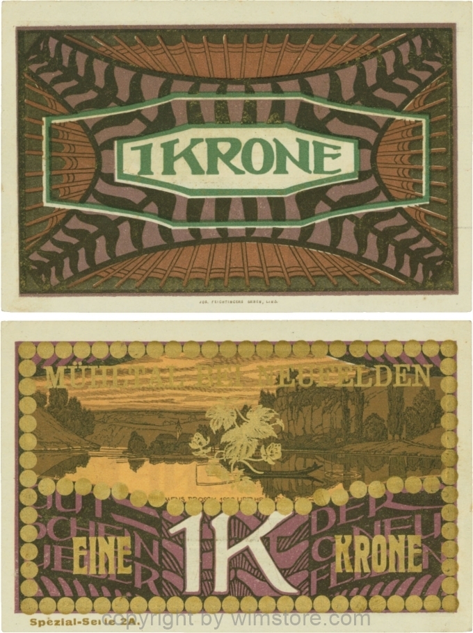 Neufelden, S0644IIc, 1 Krone, Spezialserie 2A; 2