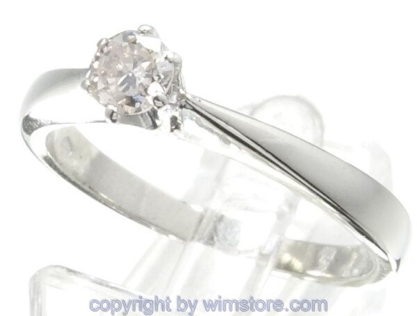 Goldring, Brillant-Solitär