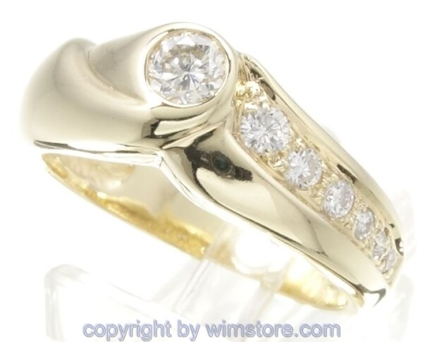 Goldring, Brillanten