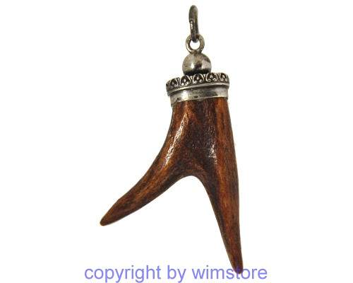Silberanhänger, Trachtenschmuck, Krickel-Enden, 800er Silber