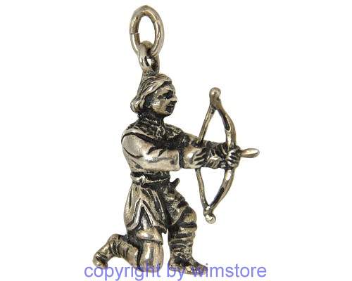 Silberanhänger, Sternzeichen, Schütze, 800er Silber
