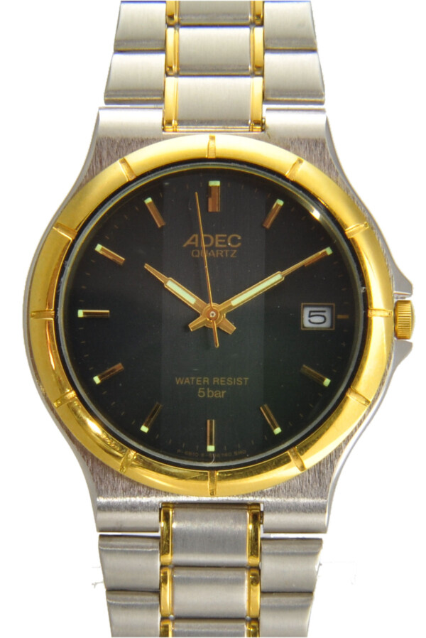 vu10710 Adec Herrenuhr mit Datum Quarz