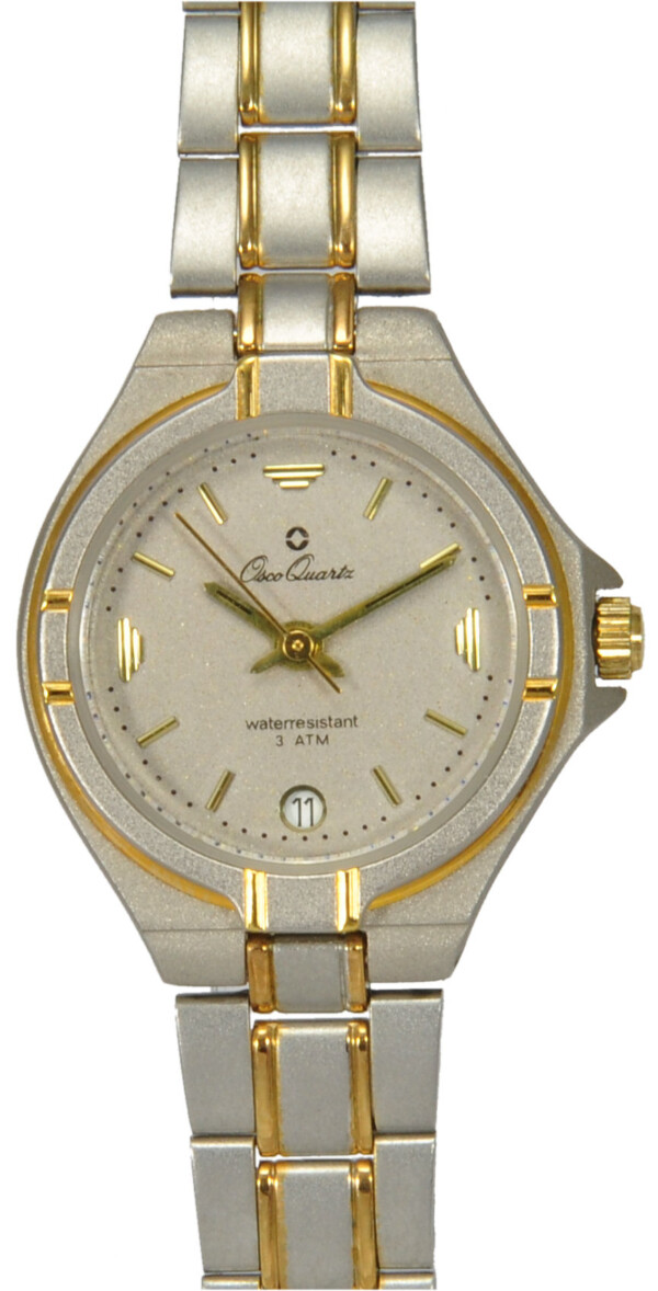 Osco  Damenuhr mit Datum  Quarz