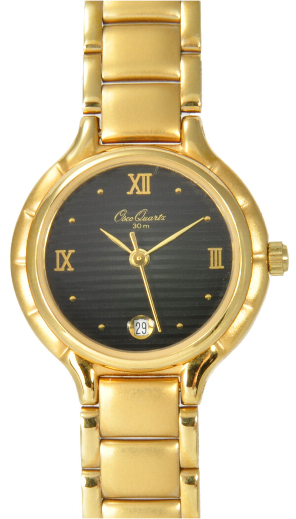 vu10743 Osco Damenuhr mit Datum Quarz