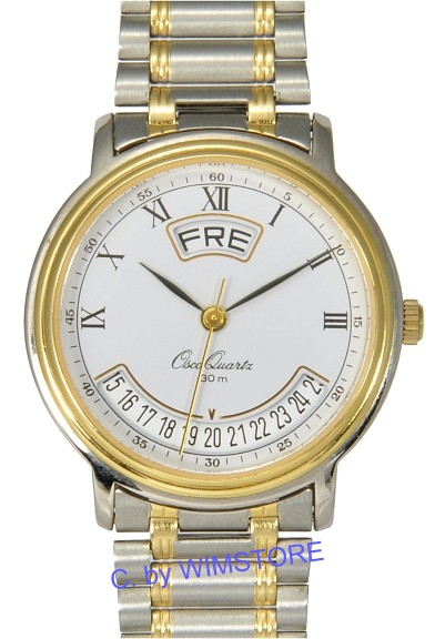 Osco  Herrenuhr Day Date  Quarz
