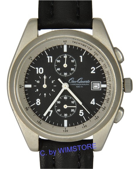 Osco  Herrenuhr Chronograph mit Datum  Quarz