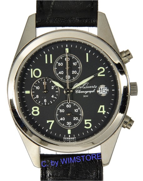 Osco  Herrenuhr Chronograph mit Datum  Quarz