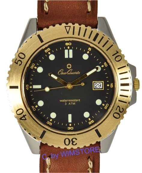 Osco  Herrenuhr mit Datum  Quarz