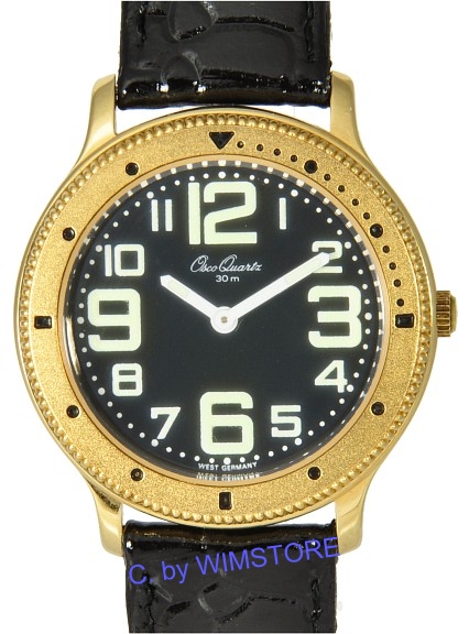 Osco  Herrenuhr  große Leuchtziffern  Quarz