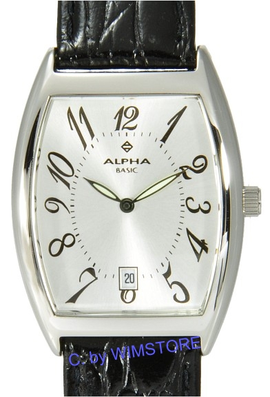 Alpha Basic  Unisex mit Datum  Quarz