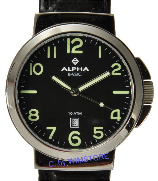 Alpha Basic  Herrenuhr  Quarz