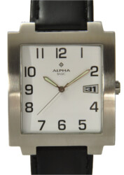 Alpha Basic  Herrenuhr mit Datum  Quarz