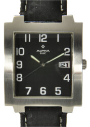 Alpha Basic  Herrenuhr mit Datum  Quarz