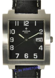 Alpha Basic  Herrenuhr mit Datum  Quarz