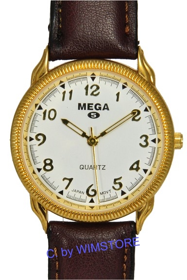 Mega  Herrenuhr  Quarz